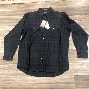 Men's Pendleton brand NWT wool, cotton, polyester shirt. Size XL Long.